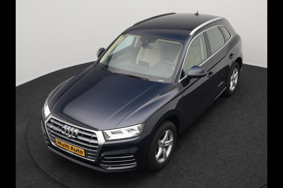 Audi Q5 50 TFSI e quattro S edition Plug In Hybrid 300pk Dealer O.H PHEV | 360 Camera  | Lederen Sportstoelen Memory & Verwarmd | Navigatie | Cruise Control | Keyless | DAB | Virtual |