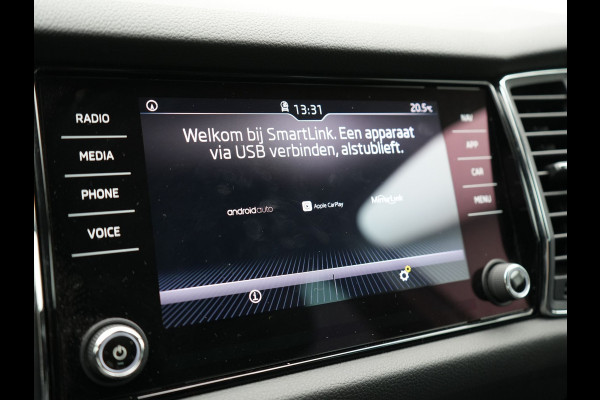 Škoda Kodiaq 7 Persoons Style DSG 150pk Dealer O.H Adaptive Cruise | Sportstoelen Memory & Verwarmd | Navigatie | Apple Carplay | DAB | Front Assist | Draadloos Laden |