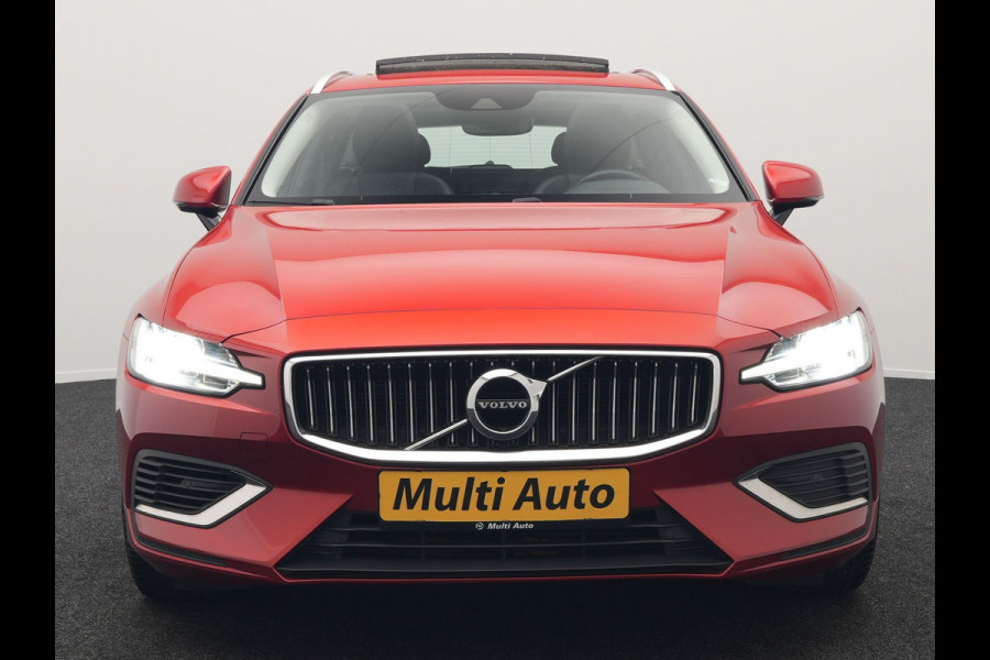 Volvo V60 T6 Twin Engine AWD Inscription Plug In Hybrid 340pk Dealer O.H. PHEV | Panodak | Trekhaak af Fabriek | Lederen Sportstoelen Memory | Apple Carplay | Navigatie | Camera | Virtual | Stoelverwarming |