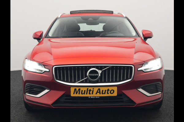 Volvo V60 T6 Twin Engine AWD Inscription Plug In Hybrid 340pk Dealer O.H. PHEV | Panodak | Trekhaak af Fabriek | Lederen Sportstoelen Memory | Apple Carplay | Navigatie | Camera | Virtual | Stoelverwarming |