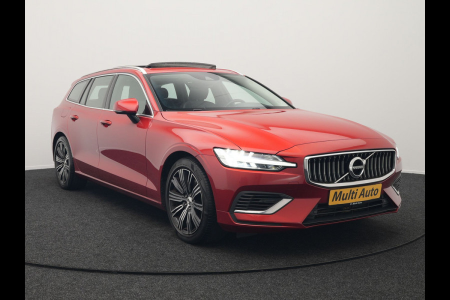 Volvo V60 T6 Twin Engine AWD Inscription Plug In Hybrid 340pk Dealer O.H. PHEV | Panodak | Trekhaak af Fabriek | Lederen Sportstoelen Memory | Apple Carplay | Navigatie | Camera | Virtual | Stoelverwarming |