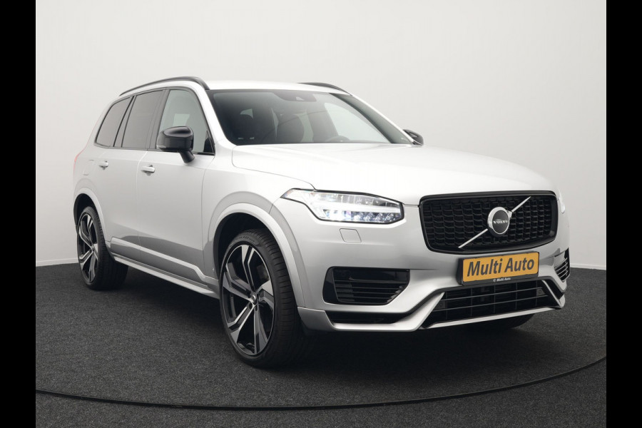 Volvo XC90 T8 Recharge AWD R-Design Plug In Hybrid 394pk 7 Persoons Dealer O.H. PHEV | Lederen Sportstoelen Memory | Pilot Assist | Harman Kardon | Adaptive Cruise | Navigatie | Apple Carplay | Camera | Virtual | L.M. 22" | DAB |