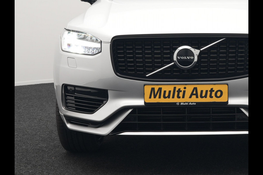 Volvo XC90 T8 Recharge AWD R-Design Plug In Hybrid 394pk 7 Persoons Dealer O.H. PHEV | Lederen Sportstoelen Memory | Pilot Assist | Harman Kardon | Adaptive Cruise | Navigatie | Apple Carplay | Camera | Virtual | L.M. 22" | DAB |