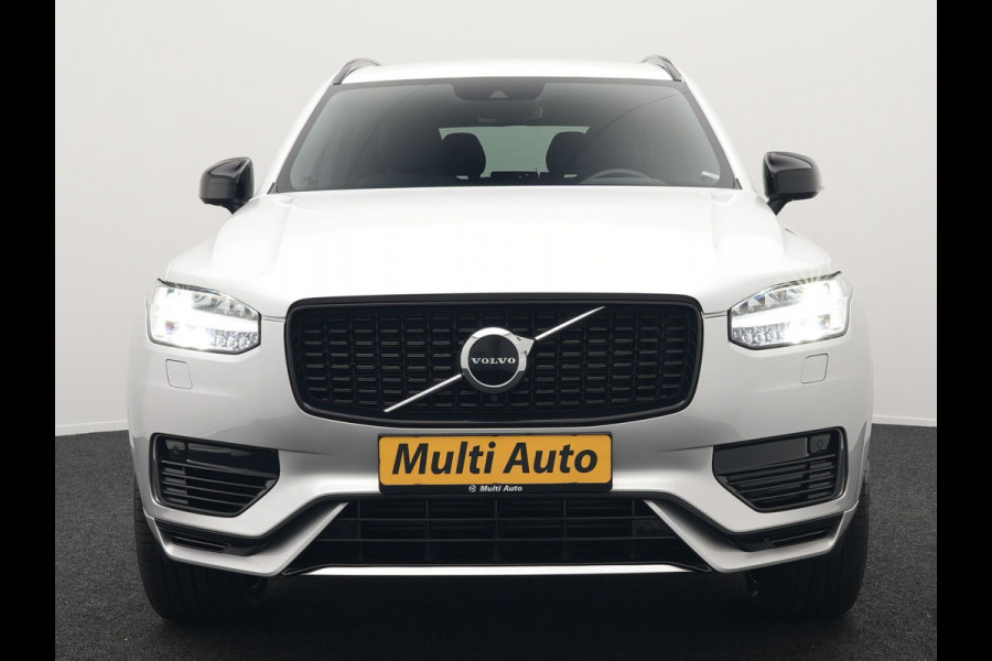 Volvo XC90 T8 Recharge AWD R-Design Plug In Hybrid 394pk 7 Persoons Dealer O.H. PHEV | Lederen Sportstoelen Memory | Pilot Assist | Harman Kardon | Adaptive Cruise | Navigatie | Apple Carplay | Camera | Virtual | L.M. 22" | DAB |