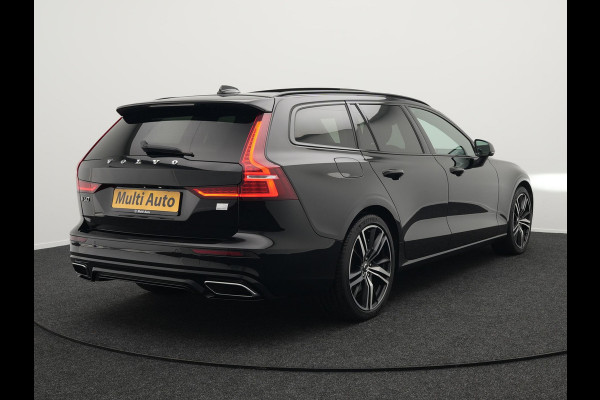 Volvo V60 T6 Recharge AWD R-Design LONG RANGE Plug In Hybrid Dealer O.H. PHEV | Panodak | Lederen Sportstoelen Memory | Harman Kardon | Apple Carplay | Navigatie | Camera | L.M. 19" | DAB | Virtual |