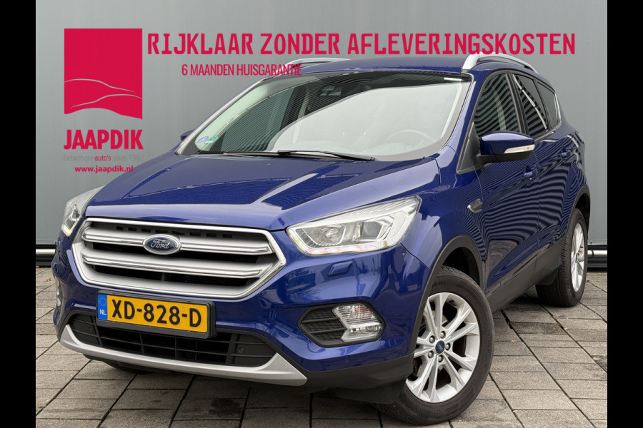 Ford Kuga BWJ 2018 | 1.5T 150PK Titanium | TREKHAAK | CLIMA | NAVI | STOEL VERW | CARPLAY | STUURWIEL VERW | PRIVACY GLASS |