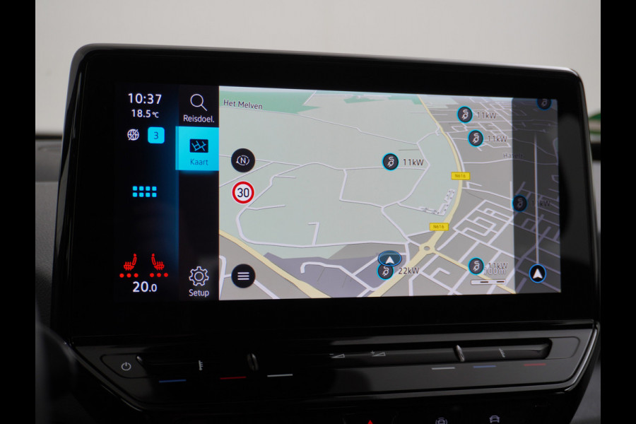 Volkswagen ID.3 204pk Life 58kWh Apple Carplay Android Auto Adaptieve Cruise Navi-Pro Ecc SOH 91% Mirrorlink DAB Keyless Led Pdc Stoel+Stuurverwarming 1e Eigenaar Origineel Nederlandse Auto