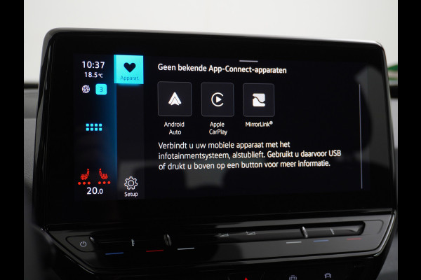 Volkswagen ID.3 204pk Life 58kWh Apple Carplay Android Auto Adaptieve Cruise Navi-Pro Ecc SOH 91% Mirrorlink DAB Keyless Led Pdc Stoel+Stuurverwarming 1e Eigenaar Origineel Nederlandse Auto