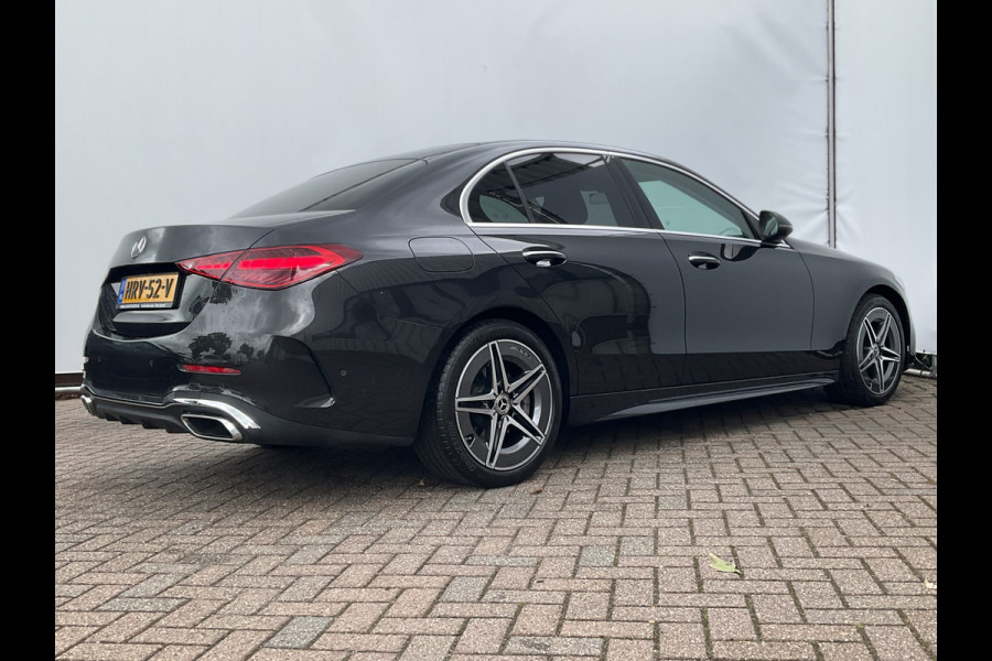 Mercedes-Benz C-Klasse 220 D AMG Line Stoel.electr.Verw Sfeerverl, Hybride Nieuwstaat Grafietgrijs metalliclak