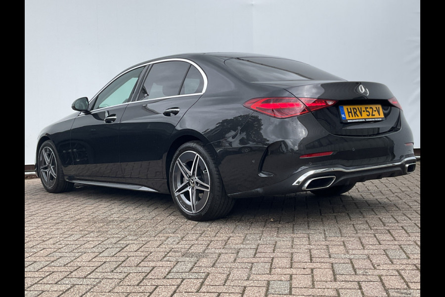 Mercedes-Benz C-Klasse 220 D AMG Line Stoel.electr.Verw Sfeerverl, Hybride Nieuwstaat Grafietgrijs metalliclak