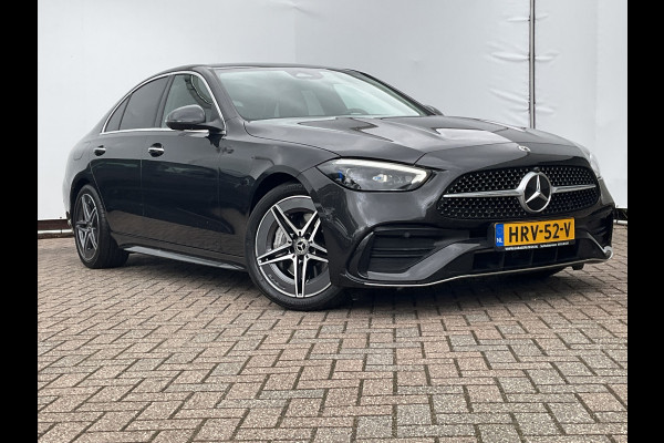 Mercedes-Benz C-Klasse 220 D AMG Line Stoel.electr.Verw Sfeerverl, Hybride Nieuwstaat Grafietgrijs metalliclak