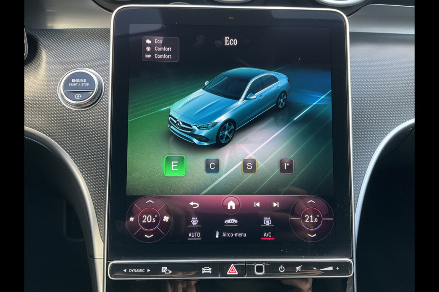 Mercedes-Benz C-Klasse 220 D AMG Line Stoel.electr.Verw Sfeerverl, Hybride Nieuwstaat Grafietgrijs metalliclak