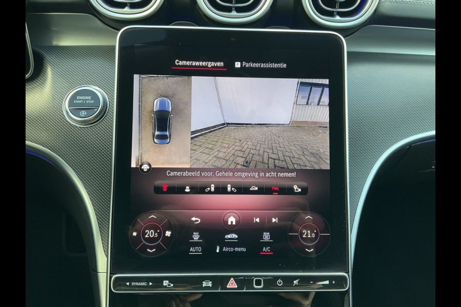 Mercedes-Benz C-Klasse 220 D AMG Line Stoel.electr.Verw Sfeerverl, Hybride Nieuwstaat Grafietgrijs metalliclak