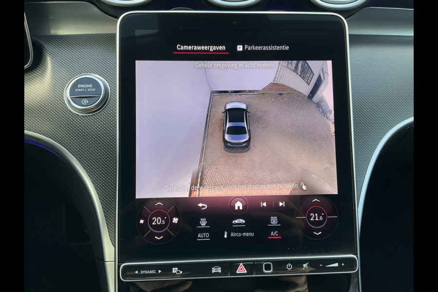 Mercedes-Benz C-Klasse 220 D AMG Line Stoel.electr.Verw Sfeerverl, Hybride Nieuwstaat Grafietgrijs metalliclak