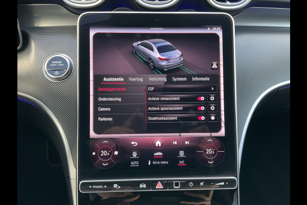 Mercedes-Benz C-Klasse 220 D AMG Line Stoel.electr.Verw Sfeerverl, Hybride Nieuwstaat Grafietgrijs metalliclak