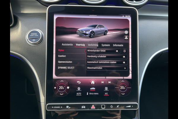 Mercedes-Benz C-Klasse 220 D AMG Line Stoel.electr.Verw Sfeerverl, Hybride Nieuwstaat Grafietgrijs metalliclak