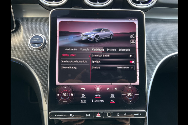 Mercedes-Benz C-Klasse 220 D AMG Line Stoel.electr.Verw Sfeerverl, Hybride Nieuwstaat Grafietgrijs metalliclak