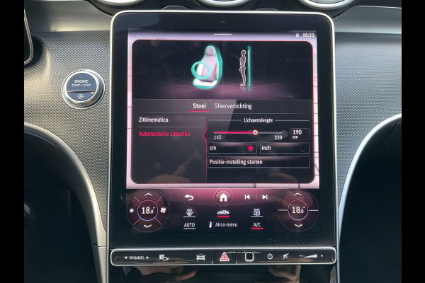 Mercedes-Benz C-Klasse 220 D AMG Line Stoel.electr.Verw Sfeerverl, Hybride Nieuwstaat Grafietgrijs metalliclak