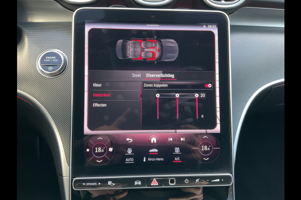 Mercedes-Benz C-Klasse 220 D AMG Line Stoel.electr.Verw Sfeerverl, Hybride Nieuwstaat Grafietgrijs metalliclak