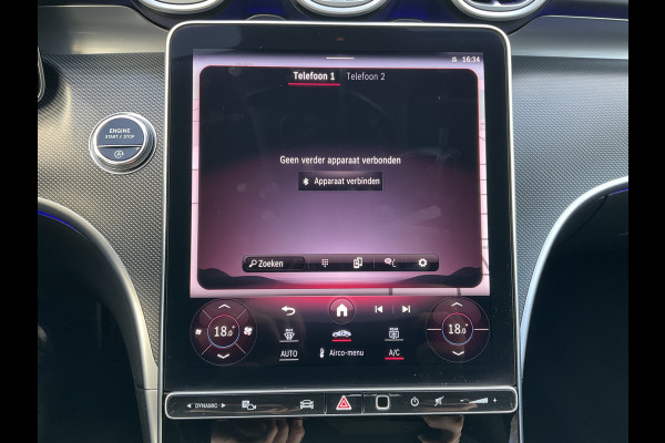 Mercedes-Benz C-Klasse 220 D AMG Line Stoel.electr.Verw Sfeerverl, Hybride Nieuwstaat Grafietgrijs metalliclak