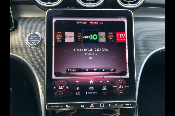 Mercedes-Benz C-Klasse 220 D AMG Line Stoel.electr.Verw Sfeerverl, Hybride Nieuwstaat Grafietgrijs metalliclak