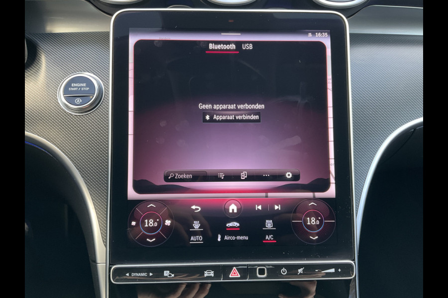 Mercedes-Benz C-Klasse 220 D AMG Line Stoel.electr.Verw Sfeerverl, Hybride Nieuwstaat Grafietgrijs metalliclak