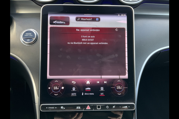 Mercedes-Benz C-Klasse 220 D AMG Line Stoel.electr.Verw Sfeerverl, Hybride Nieuwstaat Grafietgrijs metalliclak