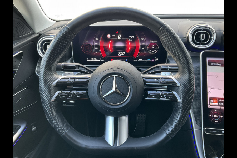 Mercedes-Benz C-Klasse 220 D AMG Line Stoel.electr.Verw Sfeerverl, Hybride Nieuwstaat Grafietgrijs metalliclak