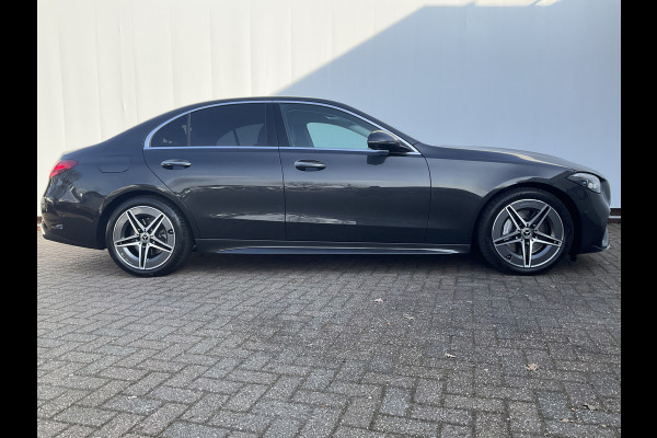 Mercedes-Benz C-Klasse 220 D AMG Line Stoel.electr.Verw Sfeerverl, Hybride Nieuwstaat Grafietgrijs metalliclak