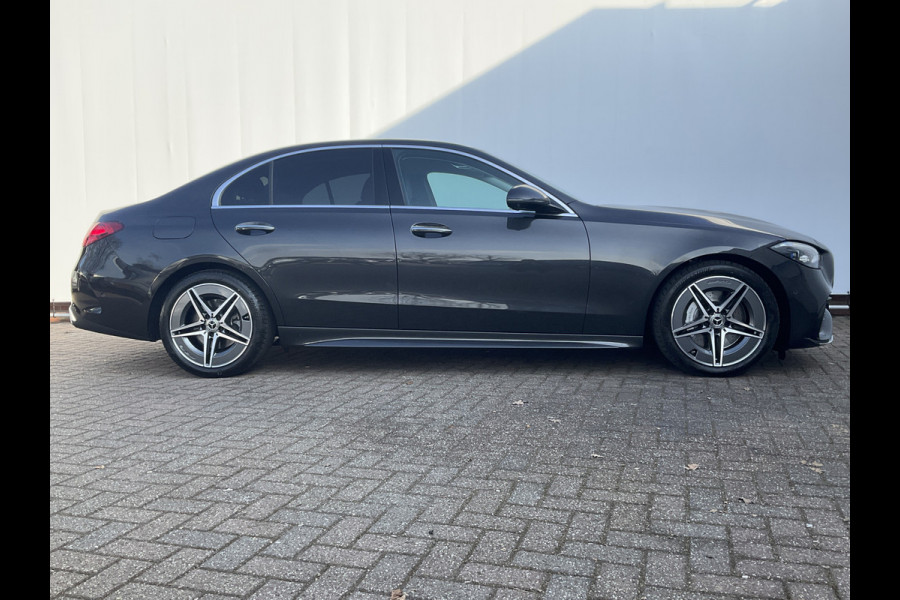 Mercedes-Benz C-Klasse 220 D AMG Line Stoel.electr.Verw Sfeerverl, Hybride Nieuwstaat Grafietgrijs metalliclak