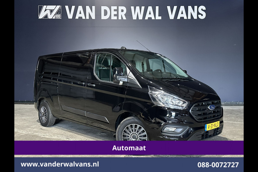 Ford Transit Custom 2.0 TDCI 131pk Automaat L2H1 Euro6 Airco | Apple Carplay | LED | Cruisecontrol Verwarmde voorruit, Parkeersensoren, Bijrijdersbank