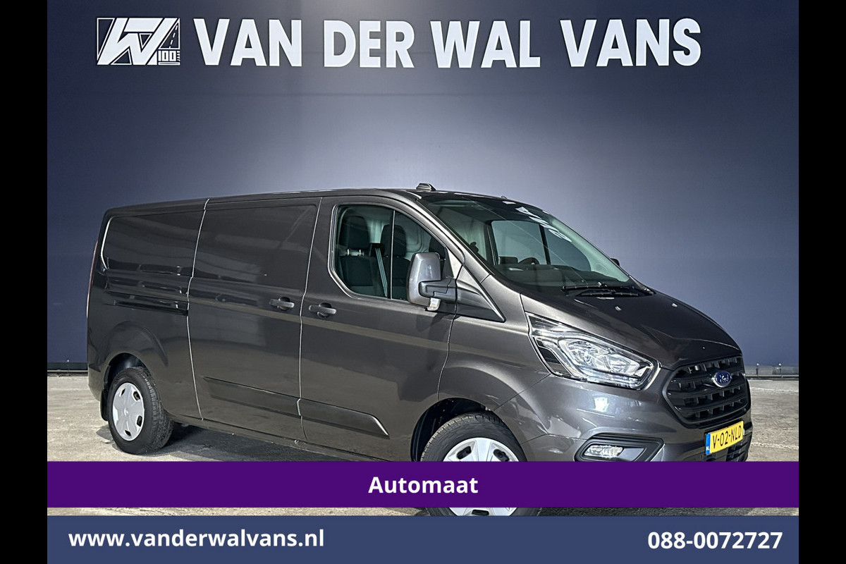 Ford Transit Custom 2.0 TDCI 131pk Automaat L2H1 Euro6 Airco | Apple Carplay | Cruisecontrol | LED | Cruisecontrol Android Auto, Verwarmde voorruit, Parkeersensoren, Bijrijdersbank
