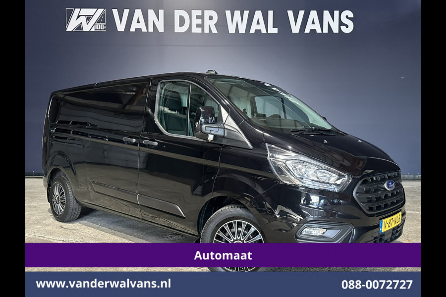 Ford Transit Custom 2.0 TDCI 130pk Automaat L2H1 Euro6 Airco | Apple Carplay | LED | Cruisecontrol Android Auto, Verwarmde voorruit, Parkeersensoren, Bijrijdersbank
