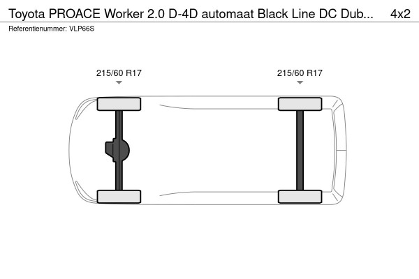 Toyota ProAce Worker 2.0 D-4D automaat Black Line DC Dubbele Cabine, NAP, CarPlay