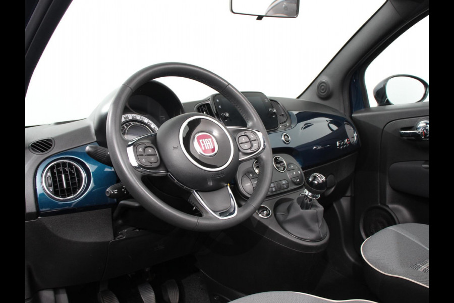 Fiat 500C 1.0 Hybrid Lounge Plus Navigatie Cruise Control Parkeer Sensoren Climate Control DAB Lichtmetalen Velgen