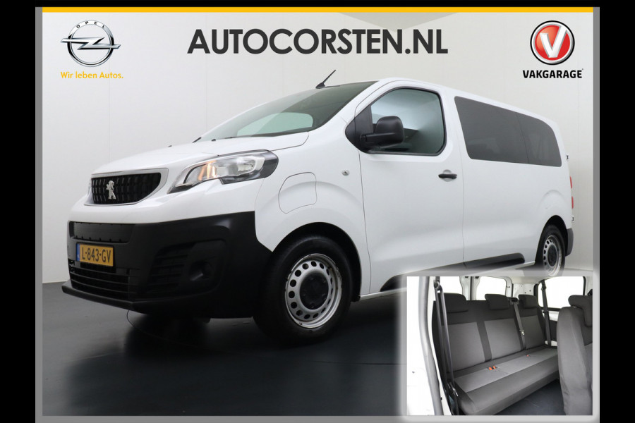 Opel Vivaro-e Peugeot EV 50kWh 9-Persoons Airco Navi* Apple Carplay Android Auto Cruise Control 3 Zitrijen Dab+ Schuifdeur Privacy Glas Achterdeuren 1e Eigenaar Origineel Nederlandse Auto