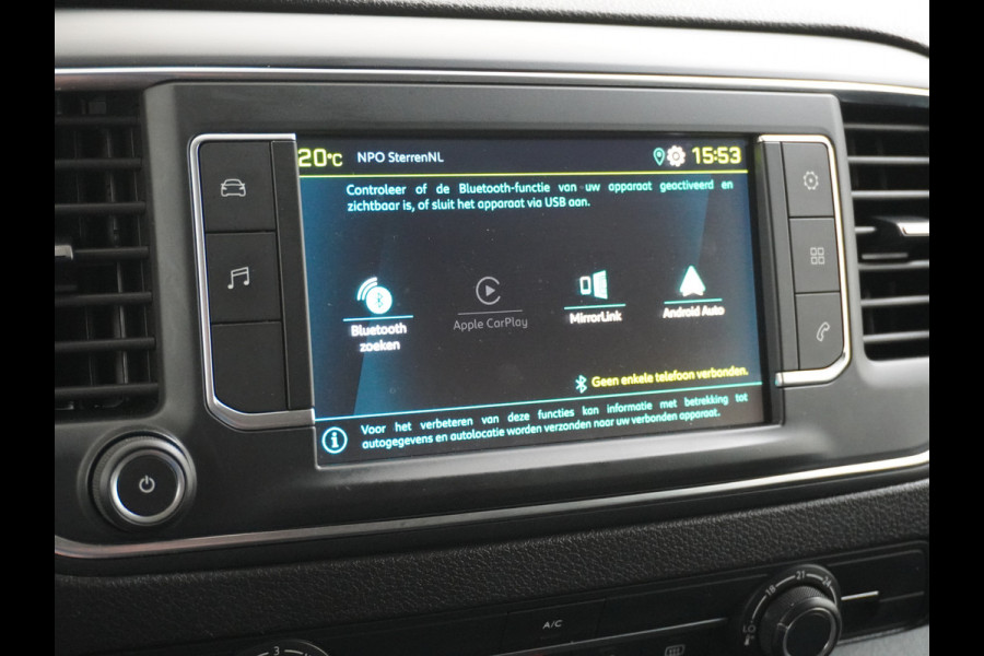 Opel Vivaro-e Peugeot EV 50kWh 9-Persoons Airco Navi* Apple Carplay Android Auto Cruise Control 3 Zitrijen Dab+ Schuifdeur Privacy Glas Achterdeuren 1e Eigenaar Origineel Nederlandse Auto