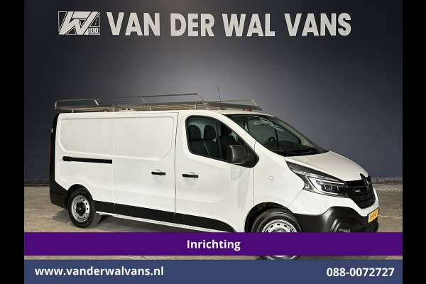 Renault Trafic 2.0 dCi 120pk L2H1 Inrichting Euro6 Airco | 2x zijdeur | Imperiaal | LED | Trekhaak | Cruisecontrol | Camera Parkeersensoren, Bijrijdersbank