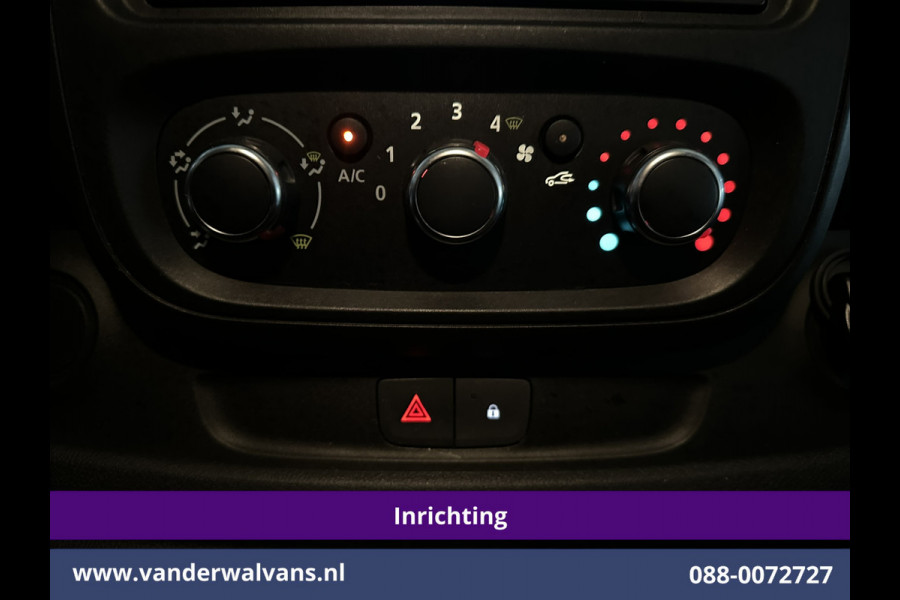 Renault Trafic 2.0 dCi 120pk L2H1 Inrichting Euro6 Airco | 2x zijdeur | Imperiaal | LED | Trekhaak | Cruisecontrol | Camera Parkeersensoren, Bijrijdersbank