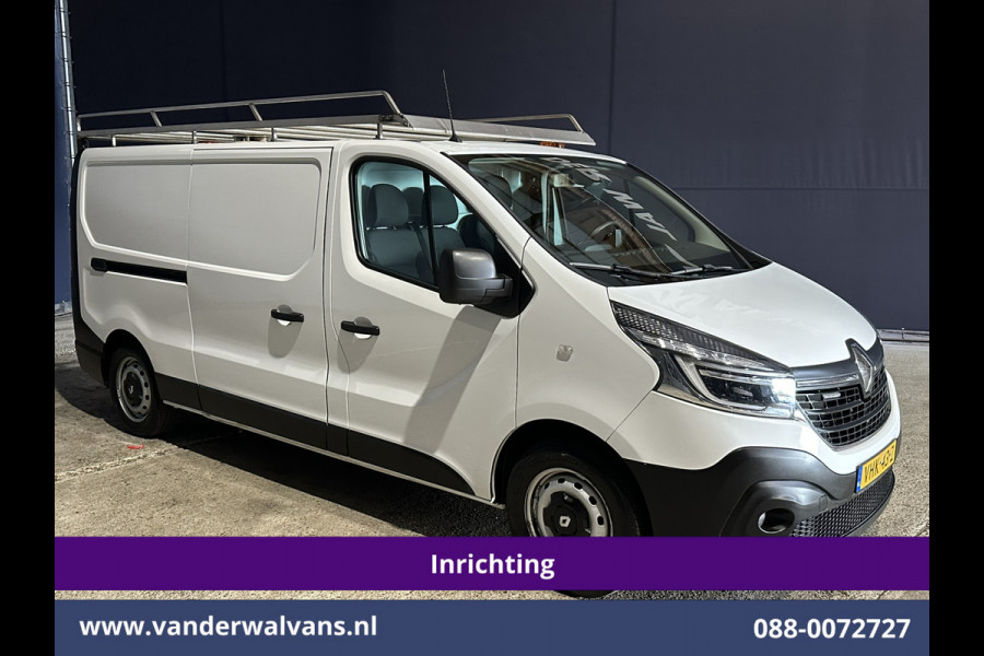 Renault Trafic 2.0 dCi 120pk L2H1 Inrichting Euro6 Airco | 2x zijdeur | Imperiaal | LED | Trekhaak | Cruisecontrol | Camera Parkeersensoren, Bijrijdersbank