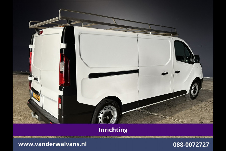 Renault Trafic 2.0 dCi 120pk L2H1 Inrichting Euro6 Airco | 2x zijdeur | Imperiaal | LED | Trekhaak | Cruisecontrol | Camera Parkeersensoren, Bijrijdersbank