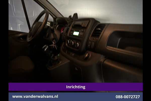 Renault Trafic 2.0 dCi 120pk L2H1 Inrichting Euro6 Airco | 2x zijdeur | Imperiaal | LED | Trekhaak | Cruisecontrol | Camera Parkeersensoren, Bijrijdersbank