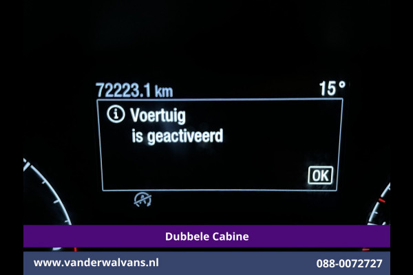Ford Transit Custom 2.0 TDCI 130pk L2H1 Dubbele Cabine Euro6 Airco | 6-Zits | LM velgen | LED | Navigatie | Cruisecontrol | 2800kg Trekhaak Stoelverwarming, Verwarmde voorruit, Parkeersensoren, Sidebars