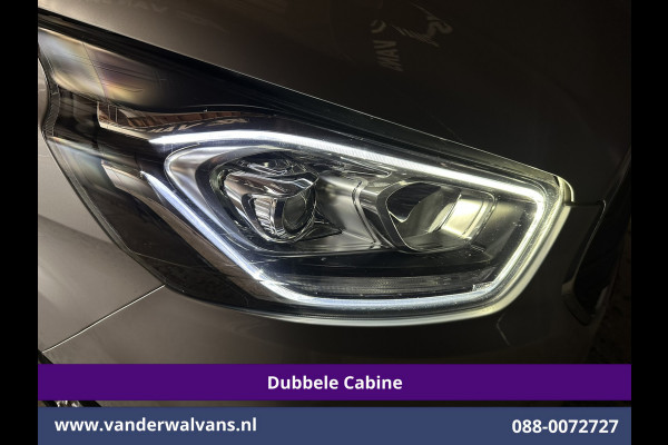 Ford Transit Custom 2.0 TDCI 130pk L2H1 Dubbele Cabine Euro6 Airco | 6-Zits | Navigatie | Apple Carplay | 2530kg Trekhaak | LED | Cruisecontrol Stoelverwarming, Verwarmde voorruit, LM velgen, Sidebars, Parkeersensoren