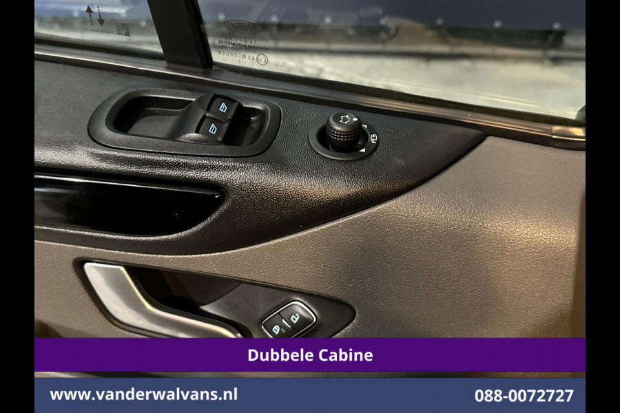 Ford Transit Custom 2.0 TDCI 130pk L2H1 Dubbele Cabine Euro6 Airco | 6-Zits | Navigatie | Apple Carplay | 2530kg Trekhaak | LED | Cruisecontrol Stoelverwarming, Verwarmde voorruit, LM velgen, Sidebars, Parkeersensoren