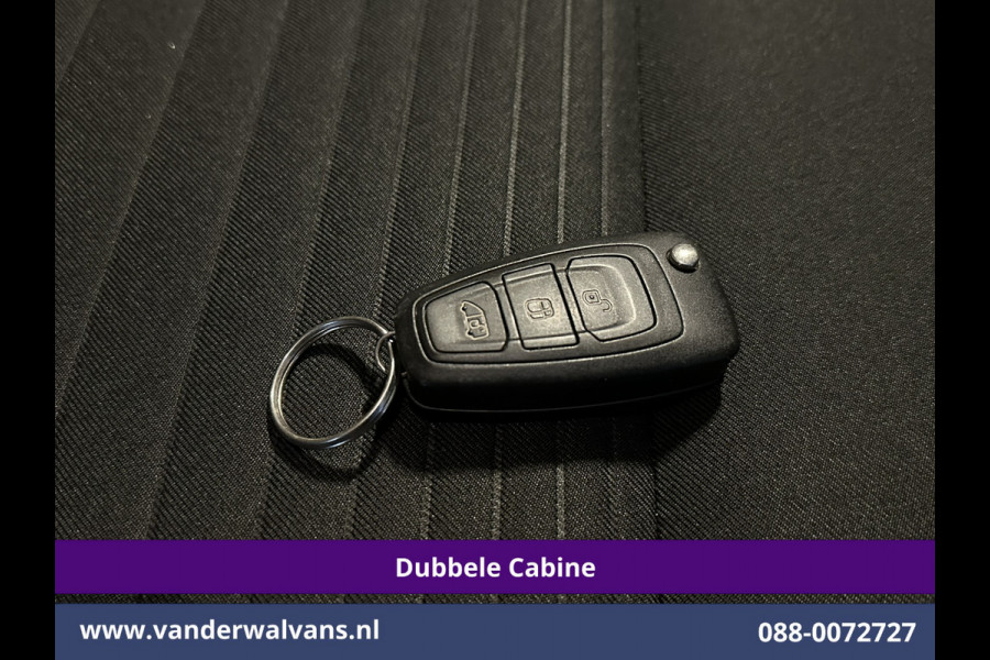 Ford Transit Custom 2.0 TDCI 130pk L2H1 Dubbele Cabine Euro6 Airco | 6-Zits | Navigatie | Apple Carplay | 2530kg Trekhaak | LED | Cruisecontrol Stoelverwarming, Verwarmde voorruit, LM velgen, Sidebars, Parkeersensoren