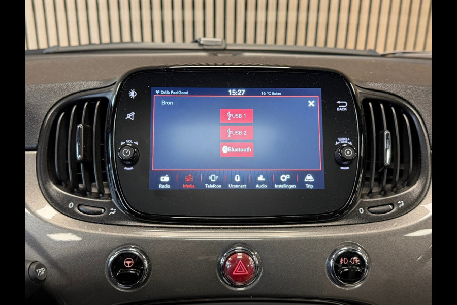 Fiat 500 1.0 Hybrid Dolcevita AIRCO PANORAMADAK BLUETOOTH START/STOP USB