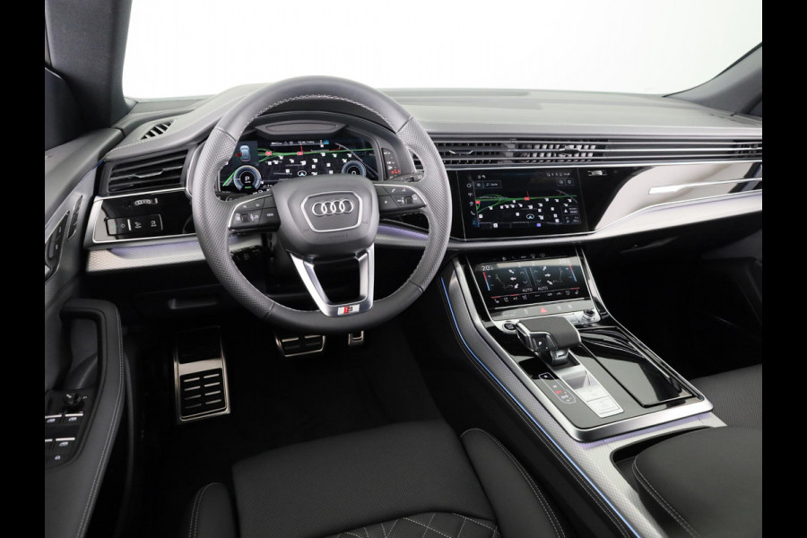 Audi Q8 60 TFSI e quattro Pro Line S Competition 490pk | Panoramadak | Head up display | Memory | Trekhaak | Massage stoelen | Assistentpakket Tour |