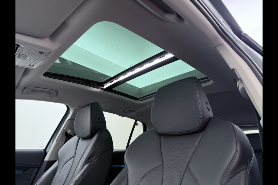 Škoda ENYAQ iV 80 204pk Leer+St+Verwarmd Pano-dak Trekhaak Adaptive Cruise PDC-a+v S.O.H. 94% 360°Camera 20"lm Apple Carplay Android Auto Luxus DAB Stuurverwarming Led Lmv Keyless Infotainment Plus Assistentie Plus Comfort-pakket 1e Eigenaar Origineel Nederlandse Auto Nieuwprijs €57.155,- 1.000kg trekvermogen!