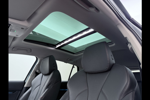 Škoda ENYAQ iV 80 204pk Leer+St+Verwarmd Pano-dak Trekhaak Adaptive Cruise PDC-a+v S.O.H. 94% 360°Camera 20"lm Apple Carplay Android Auto Luxus DAB Stuurverwarming Led Lmv Keyless Infotainment Plus Assistentie Plus Comfort-pakket 1e Eigenaar Origineel Nederlandse Auto Nieuwprijs €57.155,- 1.000kg trekvermogen!